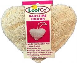 Hartvormige loofah bad- en douche spons